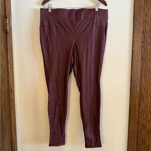 3 for $15 Torrid Faux Leather Leggings Maroon Burgundy Plus Leather Leggings